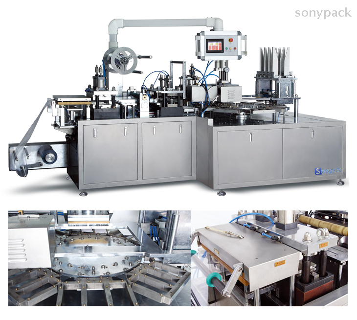 Perfume Blister Card Packaging Machine for Glass bottles Aromatherapy oil 