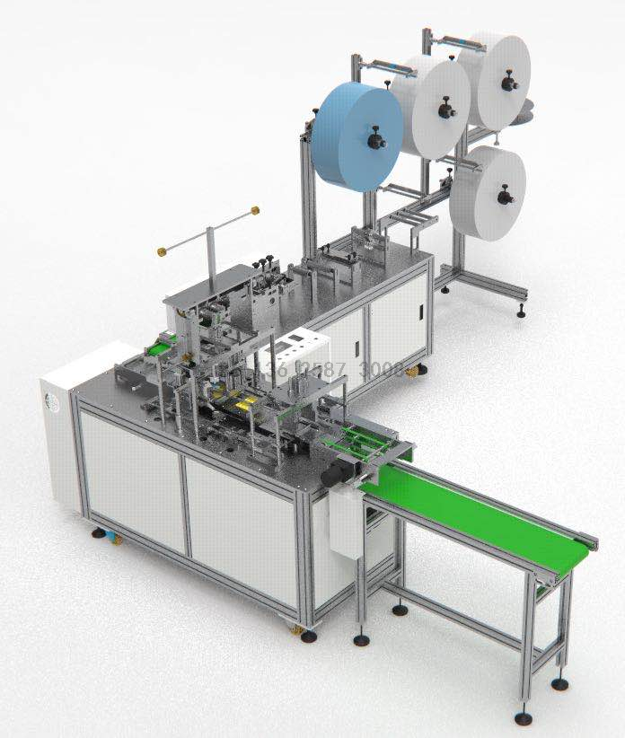 Automatic Dust Surgical Medical Disposable Mask Making Machine