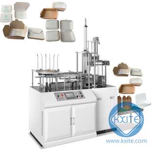 Paper Folding Machine Processing Type Paper Food Tray Box Forming Machine