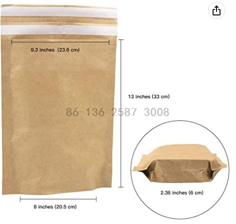 Kraft Paper Poly Envelopes Mailer Foam Kraft Paper Bag Making Machine