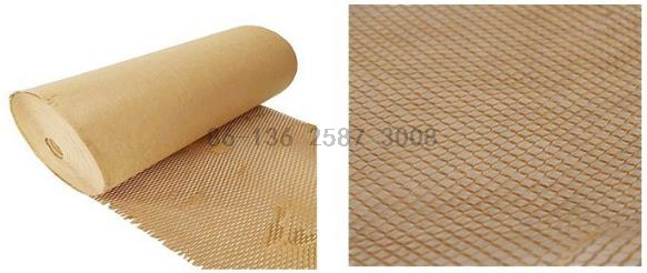 Automatic Honeycomb Kraft Geami Paper Cushion Biodegradable Protective Wrapping Making Machine