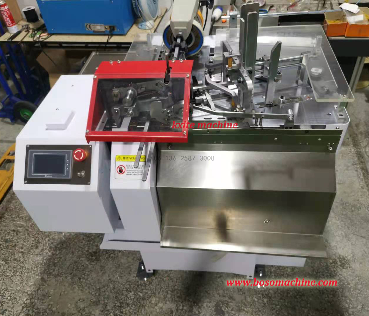 Full Automatic Paper Car Air Freshener Threading Stringing Tying Machine