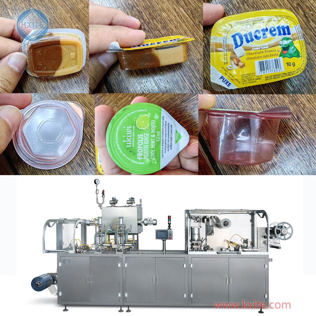 Automatic Chocolate and Biscuit Filling and Blister Packing Machine