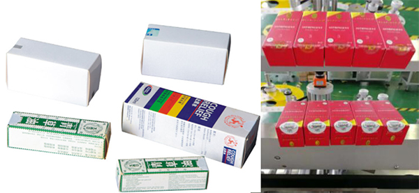 Paper Box Top and Bottom Diagonal Labeler Automatic Flat Labeling Machine