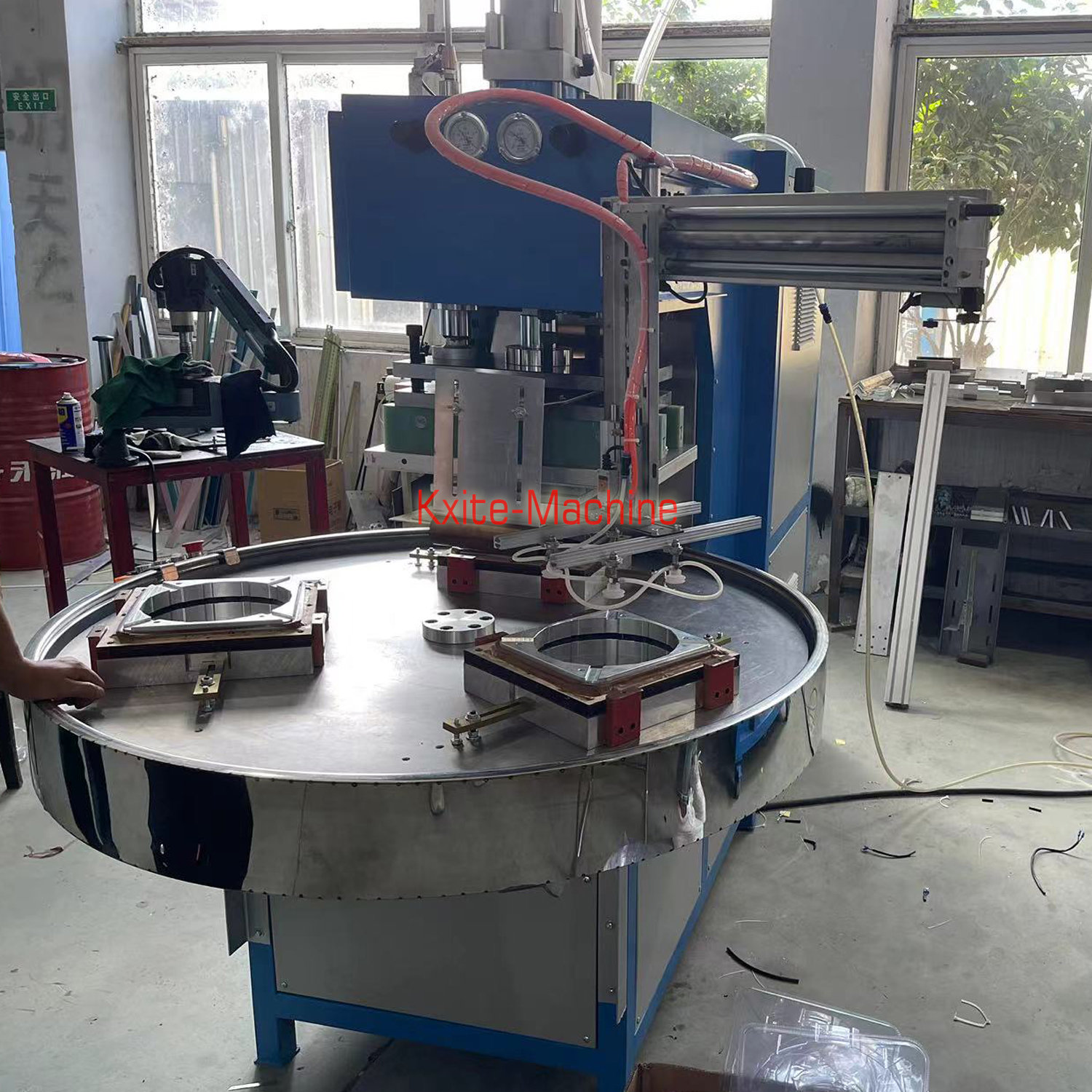 Automatic High Frequency PVC Bag Welding Machine for Plastic Bag_Book Cover_PVC Inner Page Making High Frequency Welding Machine