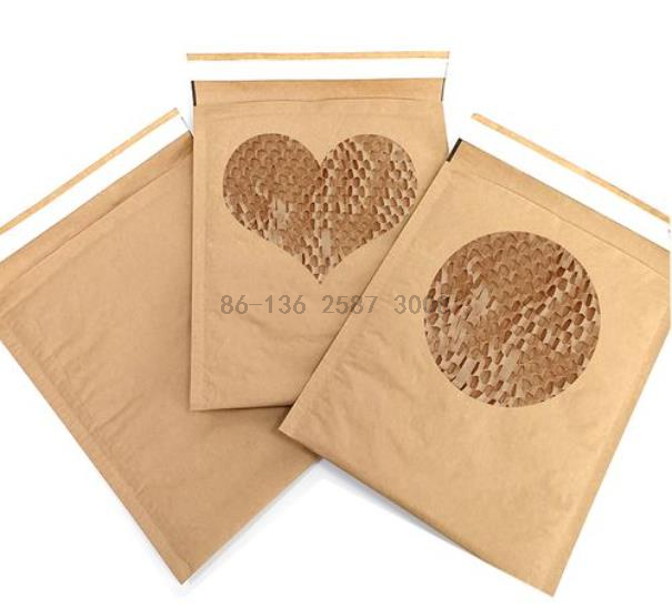 Auotmatic Kraft Paper Padded Courier Delivery Envelope Honeycomb Paper Bag Making Machine