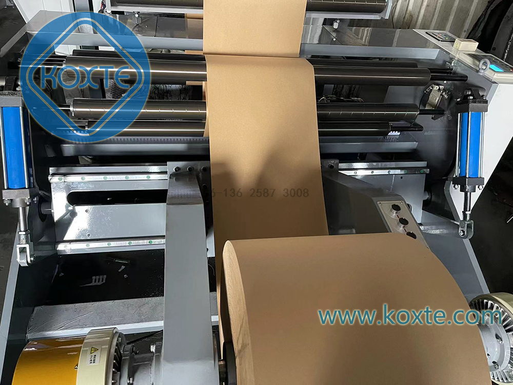 High Speed Shopping Paper Bag Cup Rolling Kraft Paper Flexo Printing Machine