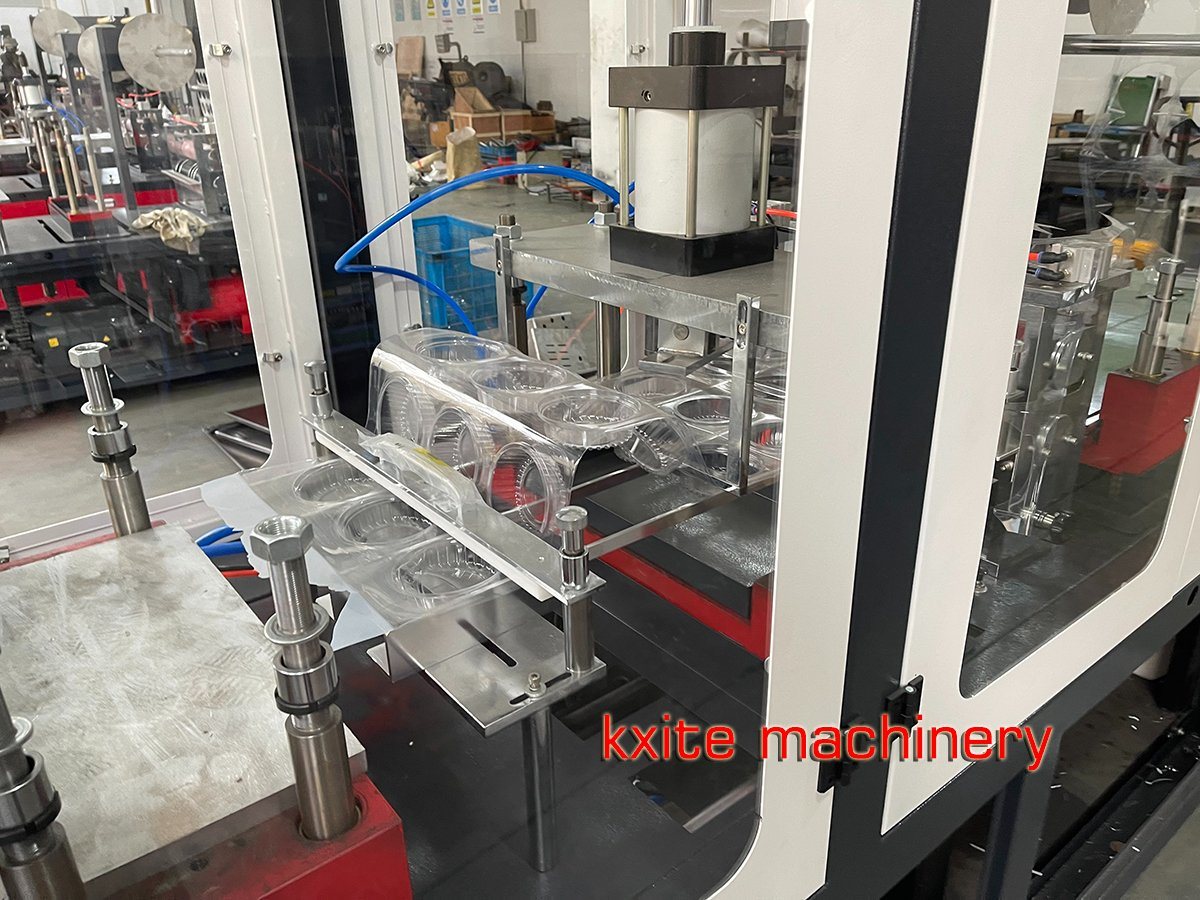Automatic Disposable Cup Plastic Lid Cover Forming Making Machine