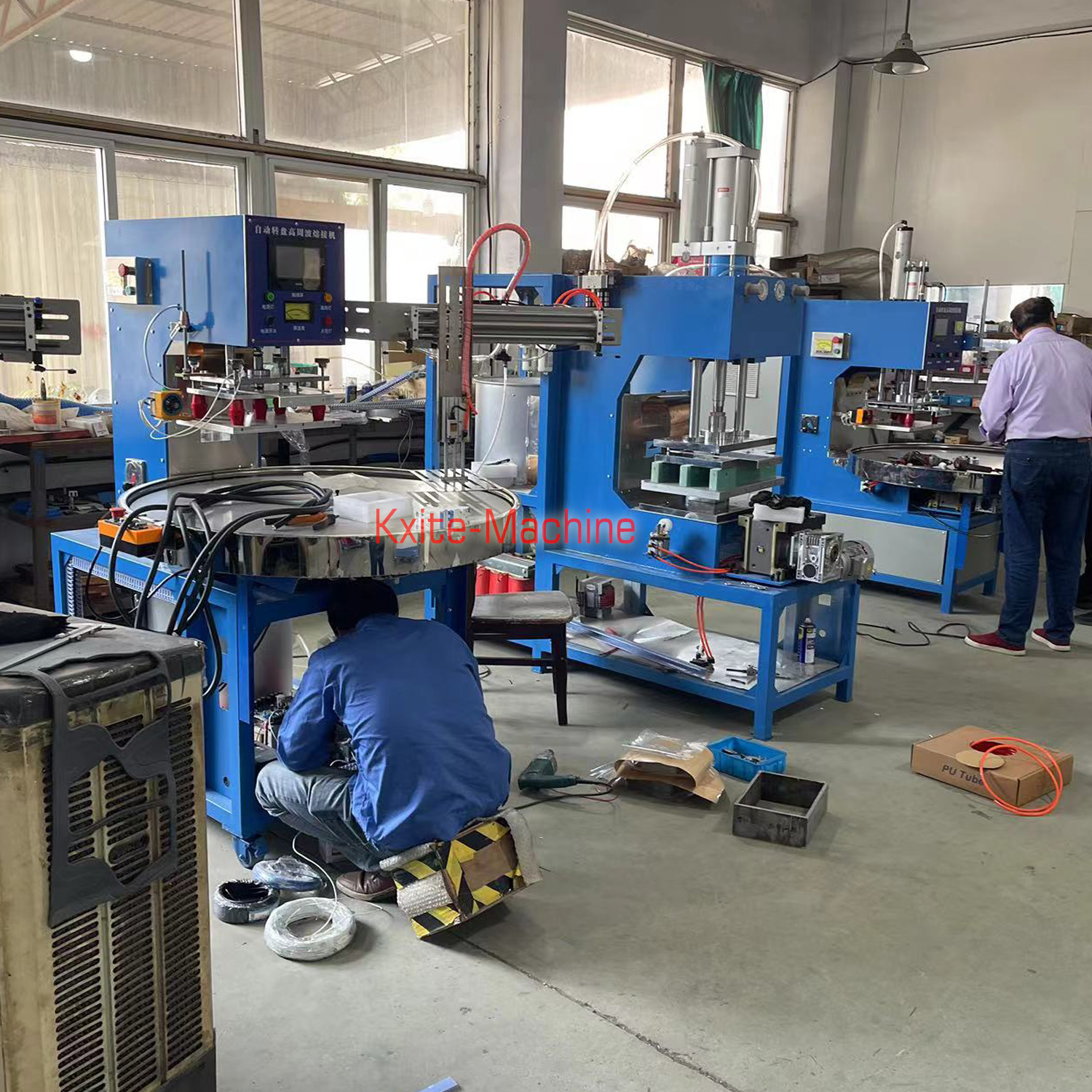 Automatic High Frequency PVC Bag Welding Machine for Plastic Bag_Book Cover_PVC Inner Page Making High Frequency Welding Machine