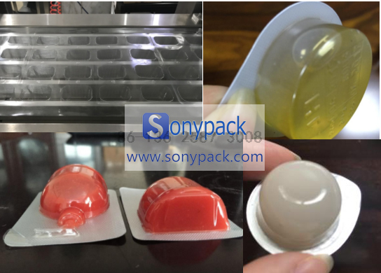 Automatic Honey Liquid Blister Filling And Sealing Machine 