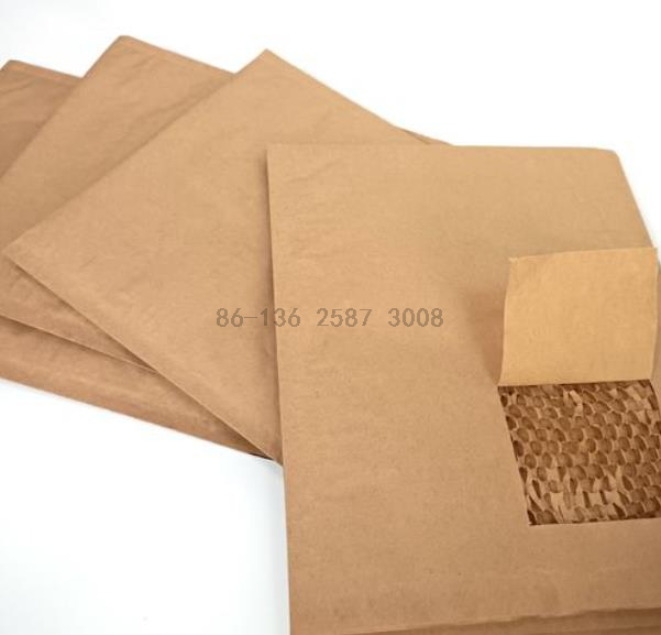 Auotmatic Kraft Paper Padded Courier Delivery Envelope Honeycomb Paper Bag Making Machine