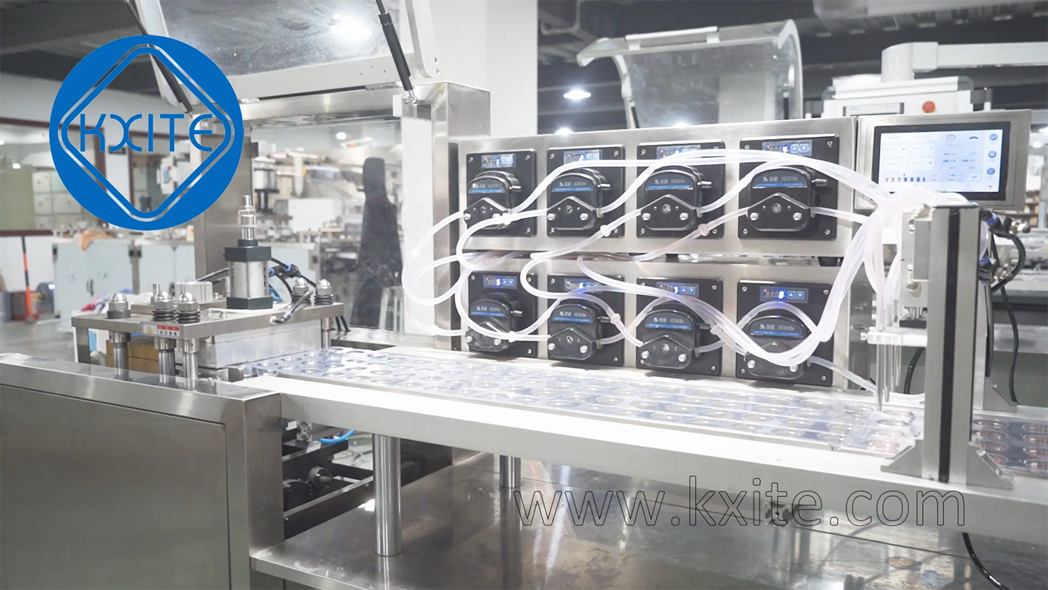 Al / PVC Antibacterial Mouth Wash Honey Candy Liquid Blister Packing Machine