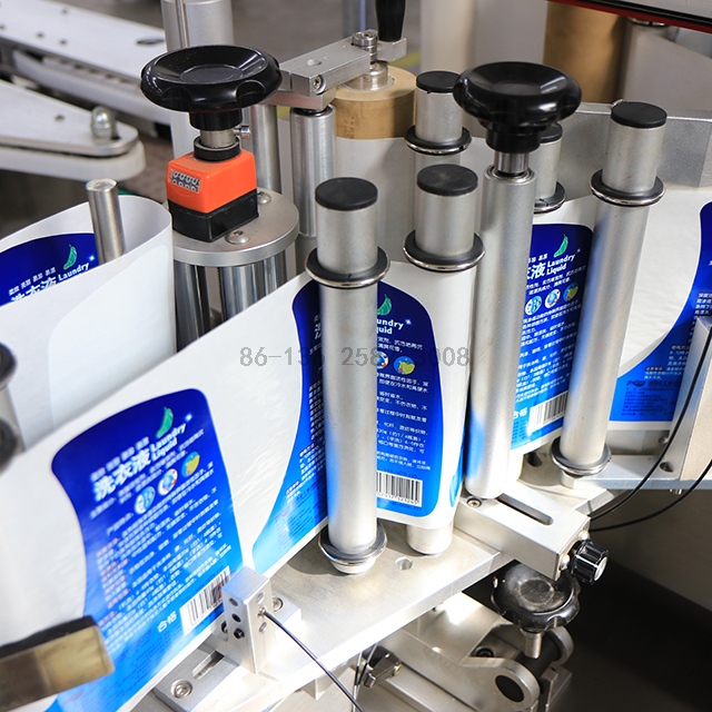 Automatic Paper Label Bottle Paste Labeling Machine for Wet Glue Paster Labeler Applicator For Round Square Flat Shaped Plastic Jar Glass Bottle Food Tin Can