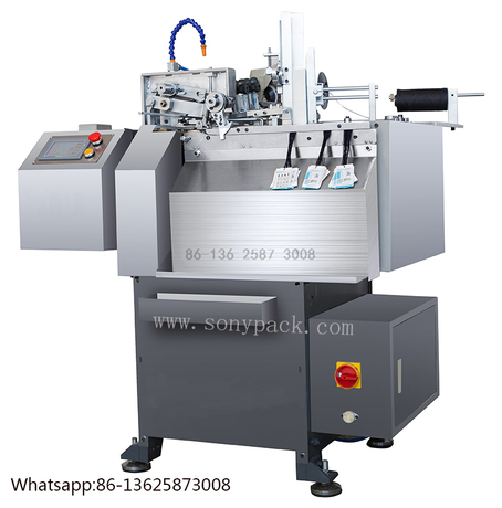 High Speed Cloth Hangtag Threading Machine - Buy Hangtag Threading ...