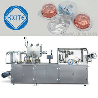 Al / PVC Antibacterial Mouth Wash Honey Candy Liquid Blister Packing Machine