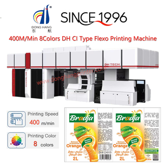 Servo Motor Stack Flexo Printing Machine for Film