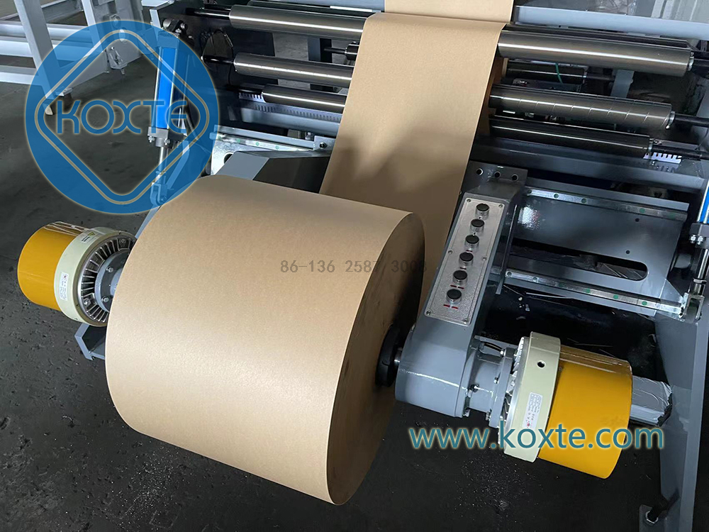 High Speed Shopping Paper Bag Cup Rolling Kraft Paper Flexo Printing Machine