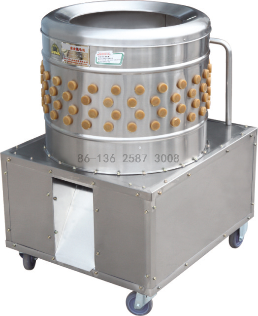 stainless steel poultry feather chicken plucker machine