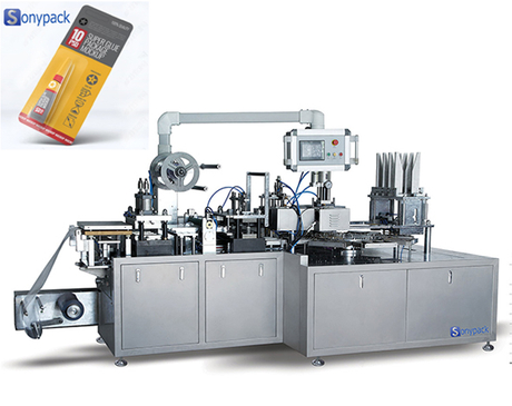 Automatic Paper Card Scissor, Flashlight/Lip Stick, Hook, Shaver, Pencil Blister Packing Machine