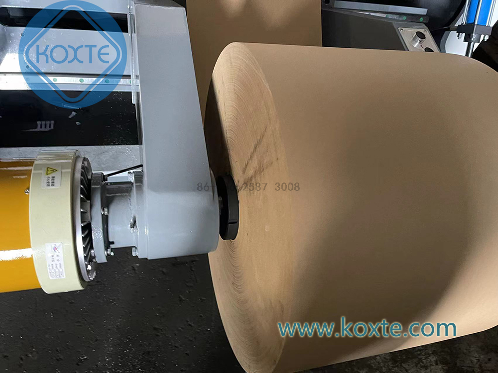 High Speed Shopping Paper Bag Cup Rolling Kraft Paper Flexo Printing Machine