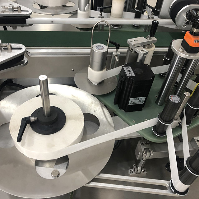 Paper Box Top and Bottom Diagonal Labeler Automatic Flat Labeling Machine