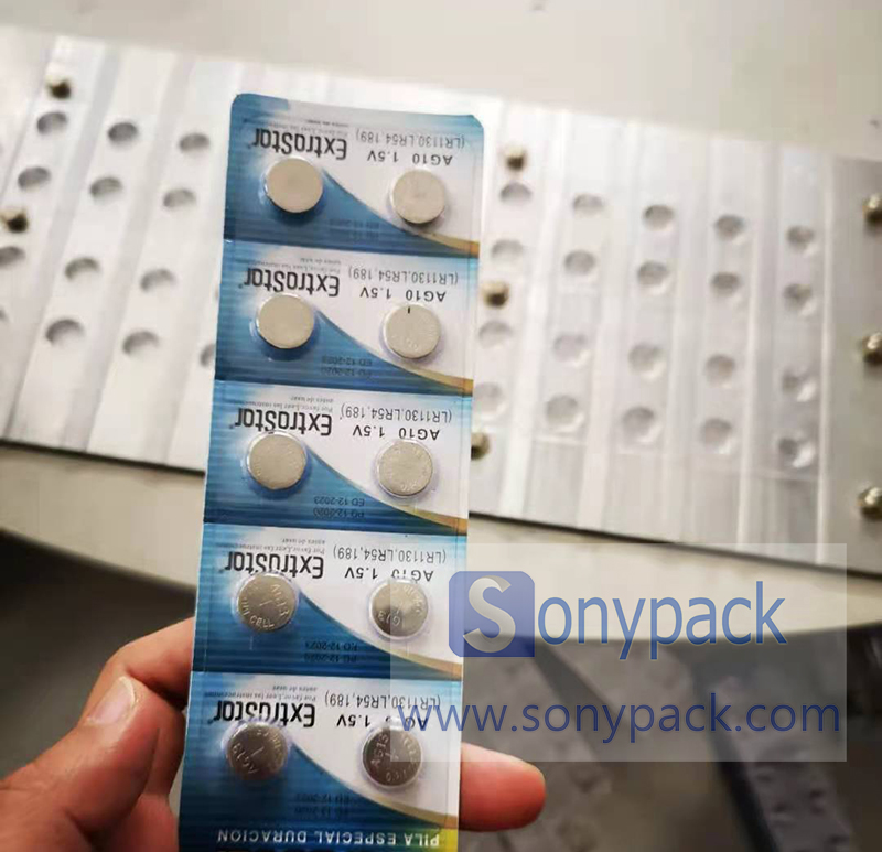 Small Medical Apparatus Automatic Blister Packing Sealer Machine 