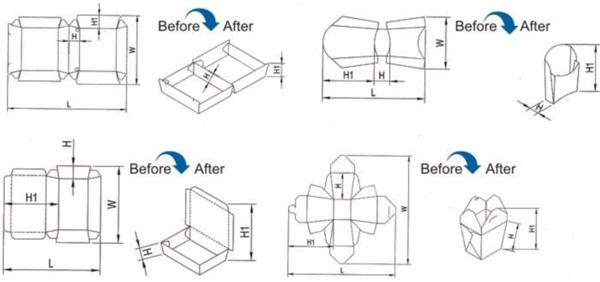 High Speed Automatic Water-Based Adhesive Glue Sealing Carton Erecting Hamburger Paper Box Machine