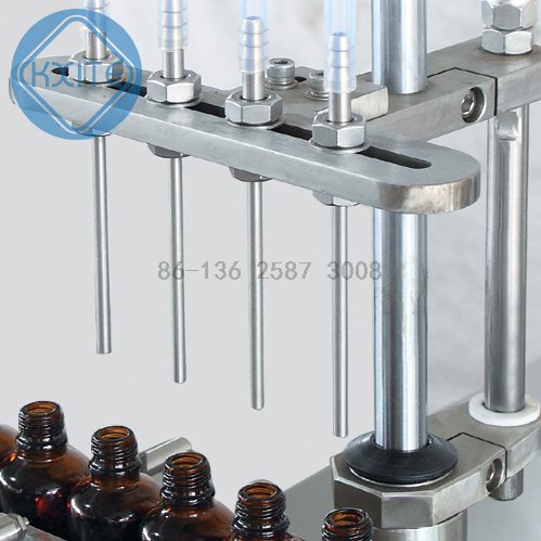 Automatic essential oil injection liquid glass bottle filling and capping machine