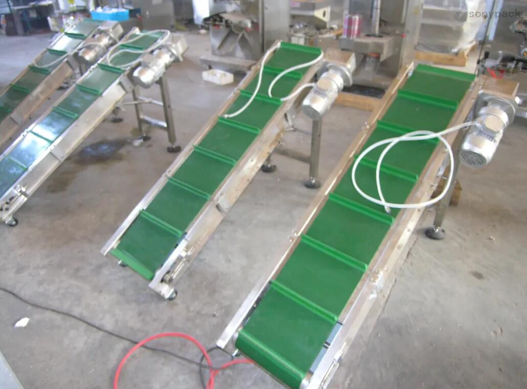 Automatic 1.2 Meter Non-Horizontal Packing Machine Conveyor Belt