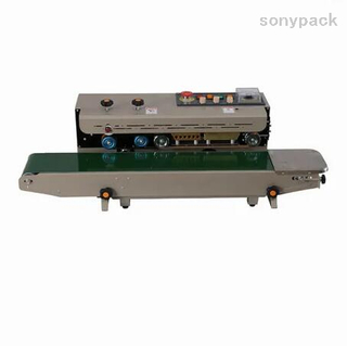 Stainless Steel Continuous Plastic Bag Heat Sealing Machine for Aluminum Foil Plastic Bag