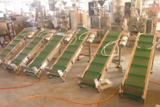 Automatic 1.2 Meter Non-Horizontal Packing Machine Conveyor Belt