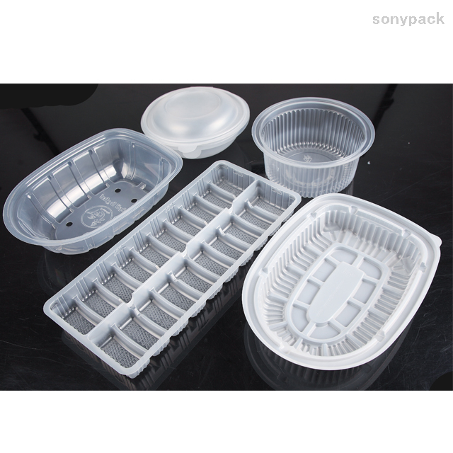 Automatic Plastic Paper Coffee Cup Lid Cover Thermoforming Making Machine
