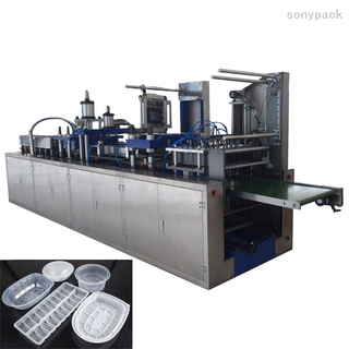 Automatic Plastic PP Cover Fast Food Container Egg Tray Clamshell Box Hot Drink Cup Lid Thermofoming Machine