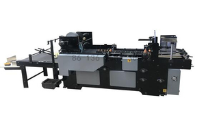 Fully automatic paper bag corrugated box folder gluer machine 