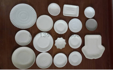 china Paper plate forming Machine with 2 stations By air cylinder 