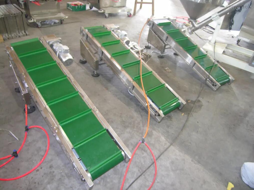 Automatic 1.2 Meter Non-Horizontal Packing Machine Conveyor Belt