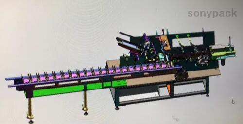 Full Automatic paper Food Box Packing Cartoning Machine 